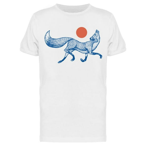 Red Fox Red Sun T-Shirt Men -Image by Shutterstock, Male Medium