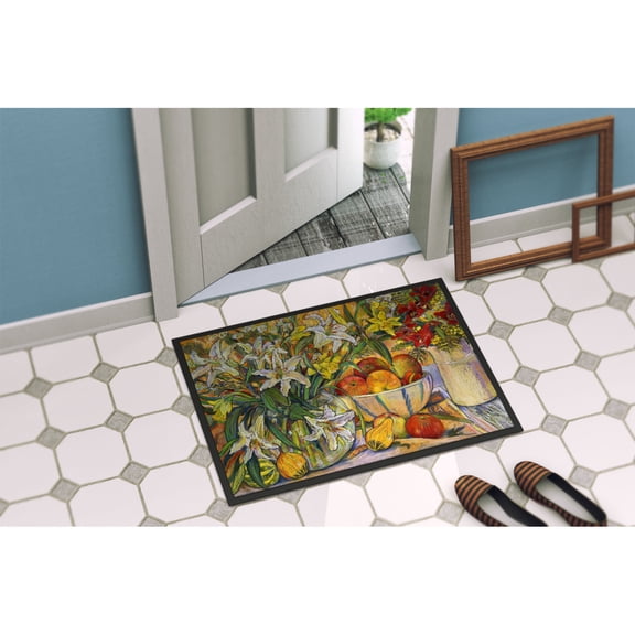 Fruit, Flowers and Vegetables Door Mat