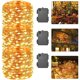 thumbnail image 4 of Cortina Luces LED Con Alambre Cobre Al IP65 para Fiesta Festival (luz Cálida) 3 Uds., 4 of 4