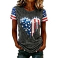 thumbnail image 2 of 250th Anniversary T-Shirt for Women's Classic Crew Neck Tee Soft Short Sleeve Casual Everyday Comfort Wear, 2 of 4