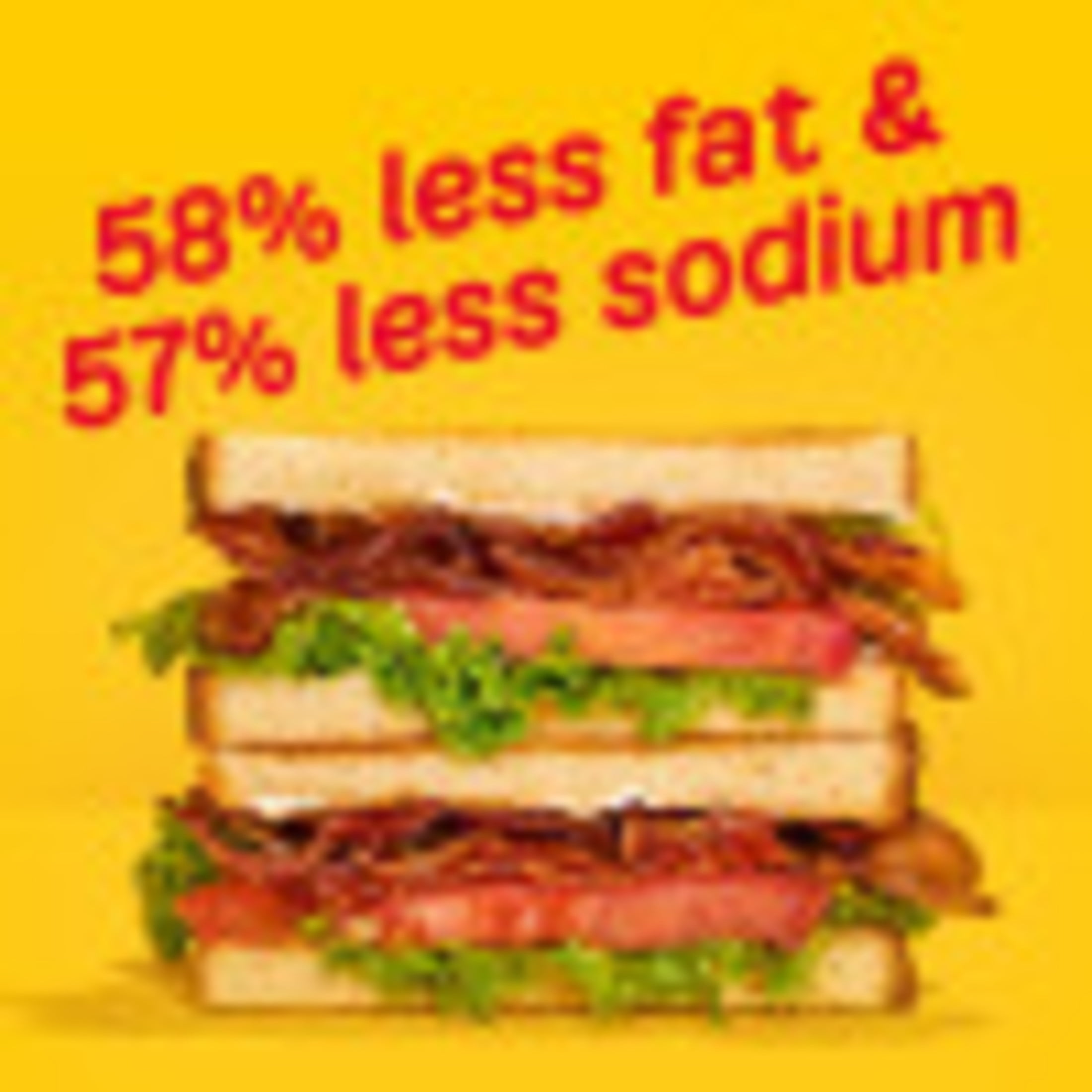 Oscar Mayer Gluten Free Fully Cooked Turkey Bacon with 55% Less Fat & 44% Less Sodium, 12 oz Pack, About 18 slices