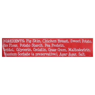 Beggar Bones Pork Skin, Chicken & Veggie Wraps Dog Chews 4.3 oz