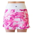 thumbnail image 2 of Faye+Florie Women's Jean Tennis Skirt (Pink Camo, Small), 2 of 2