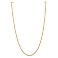 thumbnail image 5 of Auriga Fine Jewelry 14K Yellow Gold 2.75mm Lightweight Rope Chain Bracelet 7 inch for Women, 5 of 6