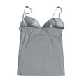 thumbnail image 6 of jiaxiM Women Built-In Bra Tank Tops Sleeveless Comfy Casual Tank Top Adjustable Spaghetti Strap Basic Sleeping Undershirt, 6 of 8