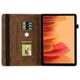 thumbnail image 4 of Allytech for Galaxy Tab A7 10.4" Case SM-T500 T505 T507, Slim Fit Multi Angle Viewing Stand Flip Cover Protective Shockproof Butterfly Design Cases for Samsung Galaxy Tab A7 10.4" - Brown, 4 of 9