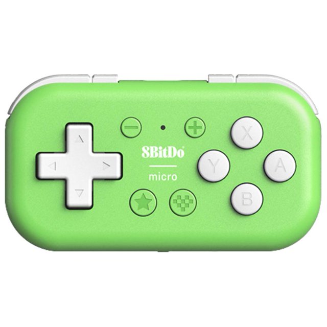 Mando Micromando 8Bitdo compatible con Bluetooth para Switch/Raspberry Pi (verde)