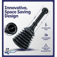 thumbnail image 4 of Luigi's Plunger for Sinks and Drains - Sink Plunger for Bathrooms Kitchens Sinks Baths and Showers Unblocker - Sink Plungers for Unblocking - With Large Bellows, 4 of 7