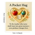 thumbnail image 3 of Stijggn Pocket Heart Token Christmas Gift Bulk Hug Cards with Heart Shape Natural Stones Keepsake Exchange Relationship Cards for Women for Friends,Family,Christma Party Favor Gift, 3 of 4