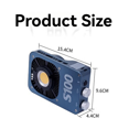 thumbnail image 2 of Dual Color Temperature COB Photography Light Soft Fill Lamp for DSLR Cameras, for Night Scenes & Filming US PLUG Blue, 2 of 8