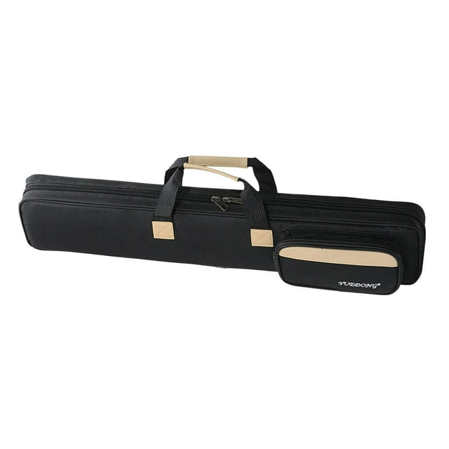 mmirethe Premium Travel Carry Case for Flute Gig Lightweight 75cm Padded Black Bag Thickened Black 75cm