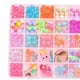 thumbnail image 3 of Kids Bead Making Crafting Set Hecho con accesorios Craft Handcraftes Suministros con Hair Hoop DIY para niño regalos , 25 rejil 2 25 rejil 2 Soledad Niños pulsera perlas, 3 of 7