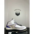 thumbnail image 4 of Ni - ke Ni - ke Air Jordan 2 II Retro Men Sneaker Dark Concord White 385475-153 Size 11, 4 of 5