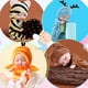 thumbnail image 5 of Haawooky 10 mini muñecas de bebé, muñecas de bebé realistas de 4 pulgadas con ropa de animales, linda muñeca pequeña para niñas y niños, cesta de Pascua, cumpleaños de San Valentín, 5 of 5