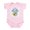 Petal Pink, variant on CafePress - Lbmonkey Body Suit - Baby Light Bodysuit, Size Newborn - 24 Months