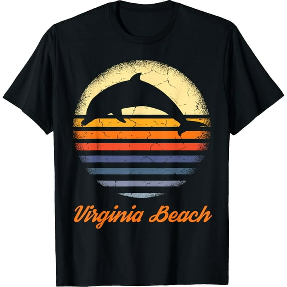 Cute Virginia Beach VA Dolphin Lover Dolphin Watching T-Shirt