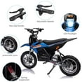 thumbnail image 2 of AKDSteel 500W 36V Kids Electric Dirt Bike – Ride-On Motorcycle with Variable Speed (15.5MPH), LED Headlight, Leather Seat, Chain Drive, 175lb Max Load, 2 of 6