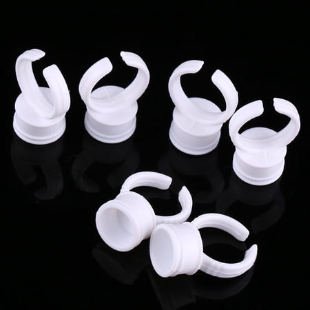 Ring Container For Lashes Ink Ring, Ink Rings, Disposable Makeup Pigment Ring Glue Ring Container ...
