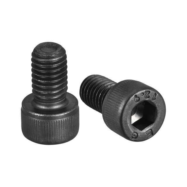 Unique Bargains M8x14mm Socket Head Bolts 12.9 Grade Alloy Steel Cap Screws Fully Thread 10 Pack