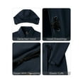 thumbnail image 4 of Wantdo Women's Waterproof Trench Coat Lightweight Rain Jacket Hooded Outdoor Spring Jacket Navy L, 4 of 7