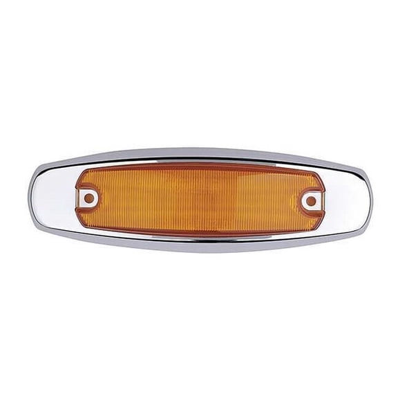 Maxxima Clearance Light, LED, Amber, Oval, 6-1/4 L M20332Y