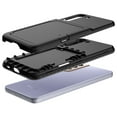 thumbnail image 3 of Galaxy S22 Card Holder Wallet Case,Dteck Shockproof Rubber Hybrid PC with Hidden Mirror Dual Layer Cover Lightweight Protective Back Phone Case for Samsung Galaxy S22 5G,Black, 3 of 5