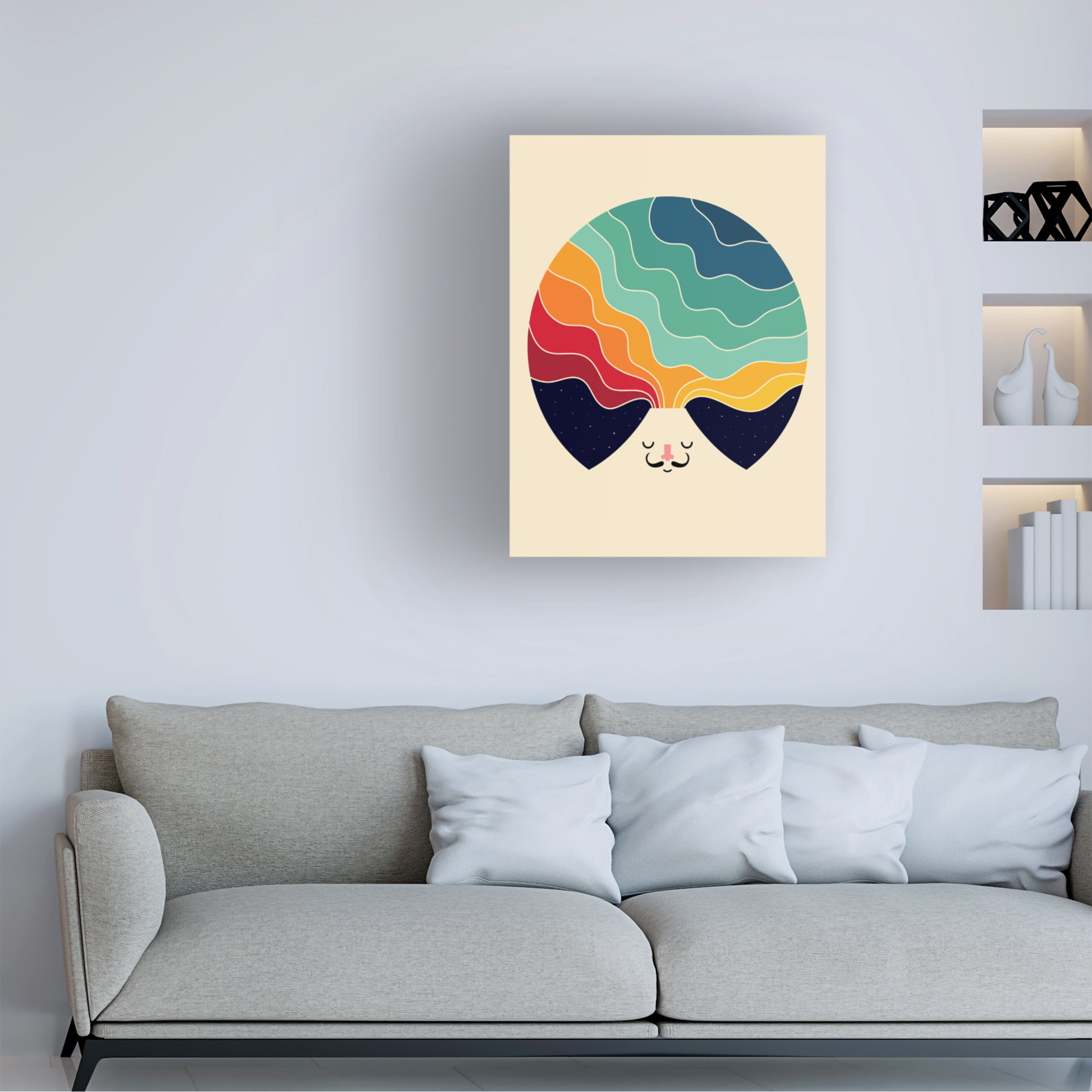 Andy Westface 'Keep Think Creative' Canvas Art