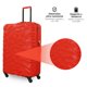 thumbnail image 5 of Set de 3 Maletas Rigidas Pianeta MRAD rojo 4 Ruedas, 5 of 7