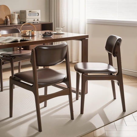 leumius modern wood dining chair product