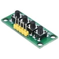 thumbnail image 2 of 4 Button Keypad Module, Reasonable Layout Compact Size 1.6mm Thick PCB Keyboard Module Less Interference with Mounting Holes for Electronic Experiment, 2 of 7