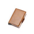 thumbnail image 1 of Guardurnaity Male Rfid Credit Box Money Bag Mini Case Monedero Smart Wallet Moda Corta Multifunción Para Carteras Brown Type2 NO2, 1 of 6