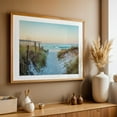 thumbnail image 4 of Morning in Panama City Beach - Panama City Beach Florida Photography Beach Coastal Ocean Seaside Landscape Scenic Waves Oak Framed Wall Art Print 24 x 36 inches, 4 of 6