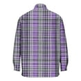 thumbnail image 3 of FDGIU Men's 2025 Plaid Flannel Shirt - Long Sleeve Button Down, Classic Pocket Casual Fall Top, 3 of 4