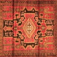 thumbnail image 1 of Ahgly Company Indoor Square Persian Orange Traditional Area Rugs, 8' Square, 1 of 1