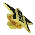thumbnail image 2 of Black and Gold Team Star Teamwork Enamel Lapel Pin, 2 of 3