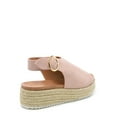 thumbnail image 3 of Nicole Miller Girls’ Espadrille Wedge Sandal, Sizes 11-3, 3 of 4