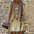 thumbnail image 1 of LOVZFMLL Robes Femmes Décontractées Imprimées Robe Débardeur Plage Col en V Poche Sans Manches Robes de Costume, 1 of 5