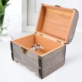 thumbnail image 4 of LOLIPPYY 1Pack Jewelry Treasure Box Small Storage Box Black Iron Sundries Organizer Dressing Table Adults, 4 of 8