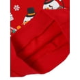 thumbnail image 4 of Wangsaura Women Christmas Pullover, Round Neck Print Party Spring Tops, 4 of 9