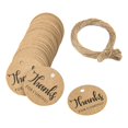 thumbnail image 6 of Gift Tags, Baby Shower Tags, COMING Tags,100Pcs Kraft Thank You Tags for Favors with, 6 of 7