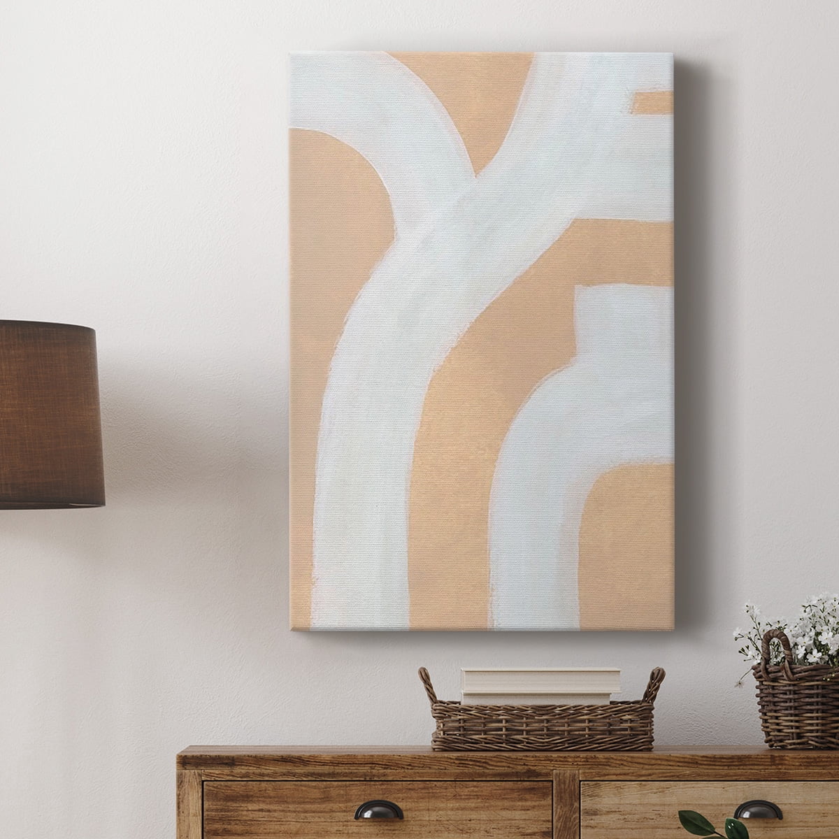 Neutral Winding Paths I Premium Gallery Wrapped Canvas - Ready to Hang