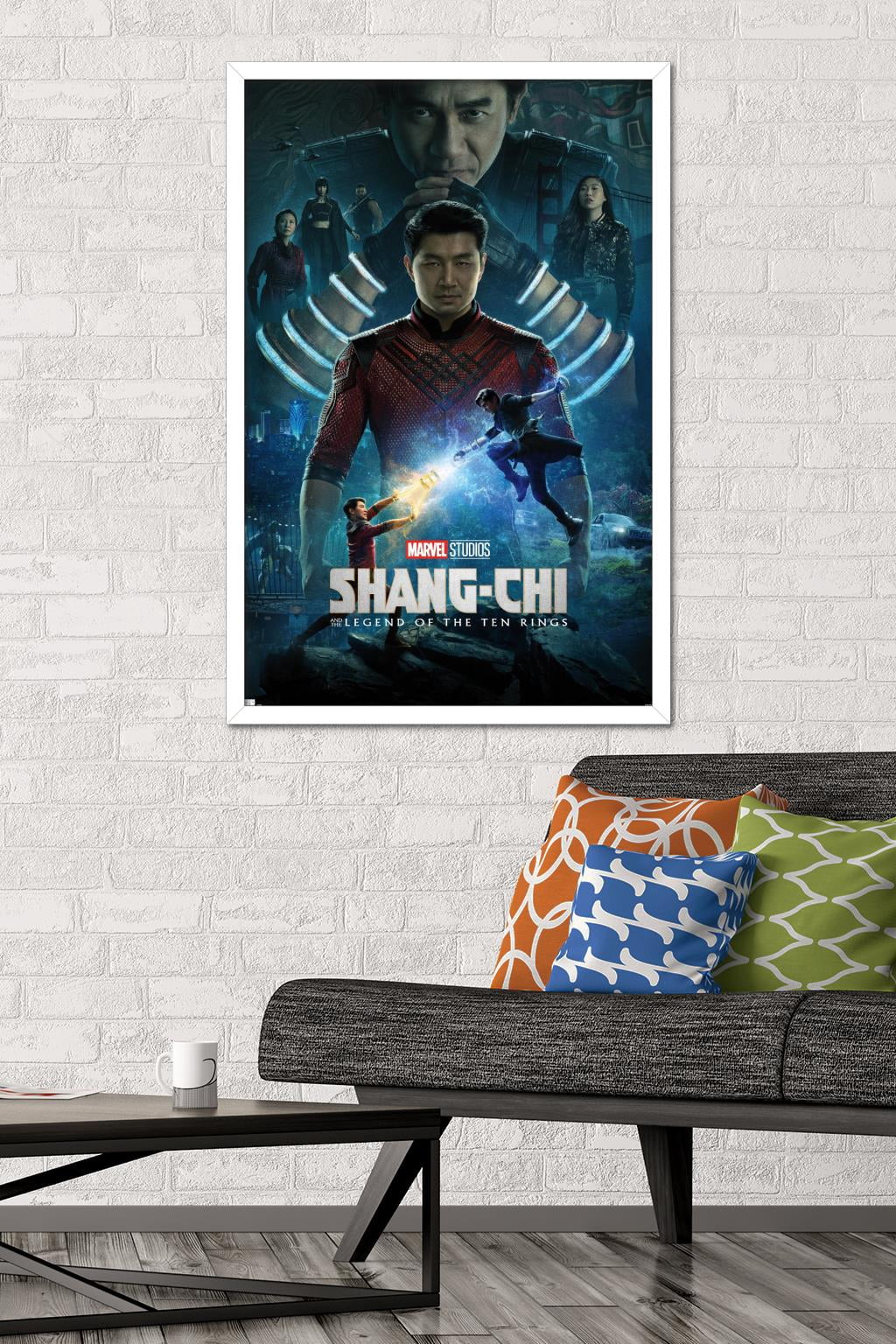 Marvel Shang-Chi and the Legend of the Ten Rings - Official One Sheet Wall Poster, 22.375" x 34", Framed