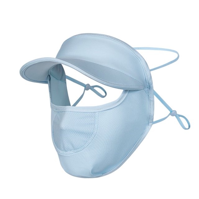 CSChome Chapeau de Cyclisme, Chapeau de Visage, Chapeau de Cyclisme, Chapeau de Visage Couleur Unie, Protection du Visage Ajustable, Protection Solaire Ajourée, Super Respirant - Femmes