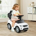 thumbnail image 2 of Topbuy 3 in 1 Push Car for Toddlers Licensed Land Rover Discovery Ride on Toy with Removable Handle & Guardrail White, 2 of 10