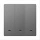 thumbnail image 3 of ThoughtHome Tuya Smart Switch Zero Fire Line 3 Switch Grey, 3 of 4