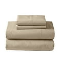 Better Homes & Gardens 300 Thread Count Cool & Crisp 4Piece Almond