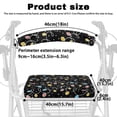 thumbnail image 6 of HELLHERO Colourful Lights Rollator Walker Seat Back Cover Walker Seat Cushion Cover & Non-Slip Cover Removable and Washable Walker Protection for Senior, 6 of 7