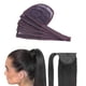 thumbnail image 4 of 5 piezas de red de pelo de Afro Puff Cordón de Peluca Gorras marrón, 4 of 8