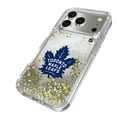 thumbnail image 2 of Toronto Maple Leafs Linen Logo iPhone Glitter Case, 2 of 6