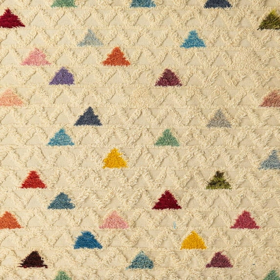 Ahgly Company Indoor Square Abstract Brown Gold Solid Area Rugs, 8' Square